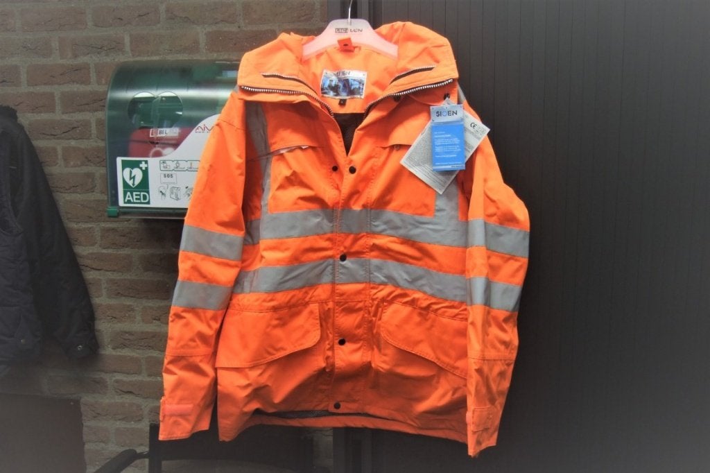 Veiligheidsjassen in Oranje of Geel, Ophalen, Nieuw, Dames, Jas