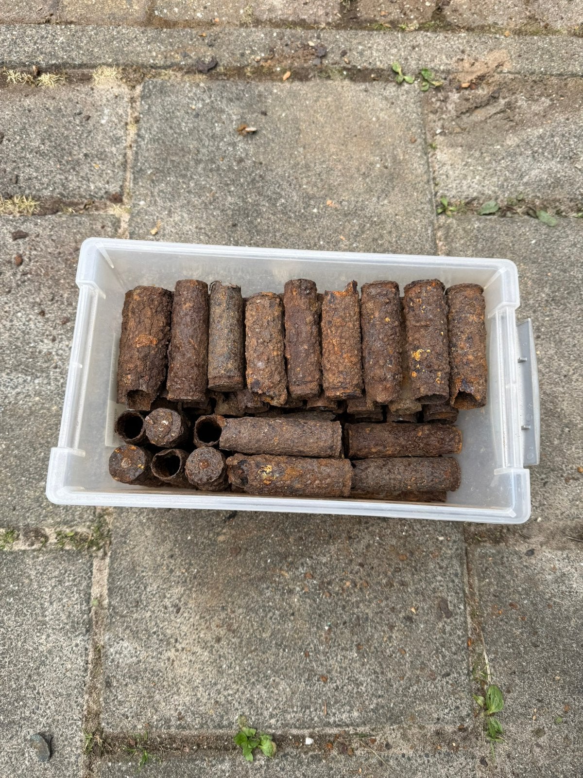 64x Duitse Luftwaffe 2 CM MG 151 Bodemvondst Hulzen WW2, Verzamelen, Militaria | Tweede Wereldoorlog, Ophalen of Verzenden, Luchtmacht