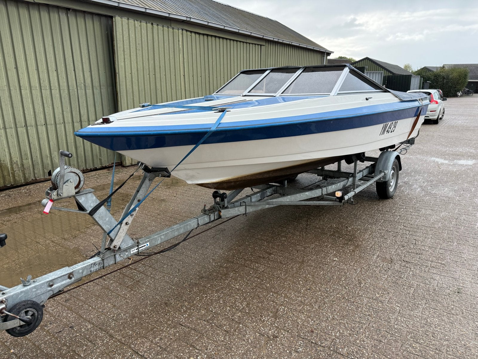 Sportboot met trailer en Cobra 2.3, Ophalen, Overige merken, Gebruikt, Binnenboordmotor