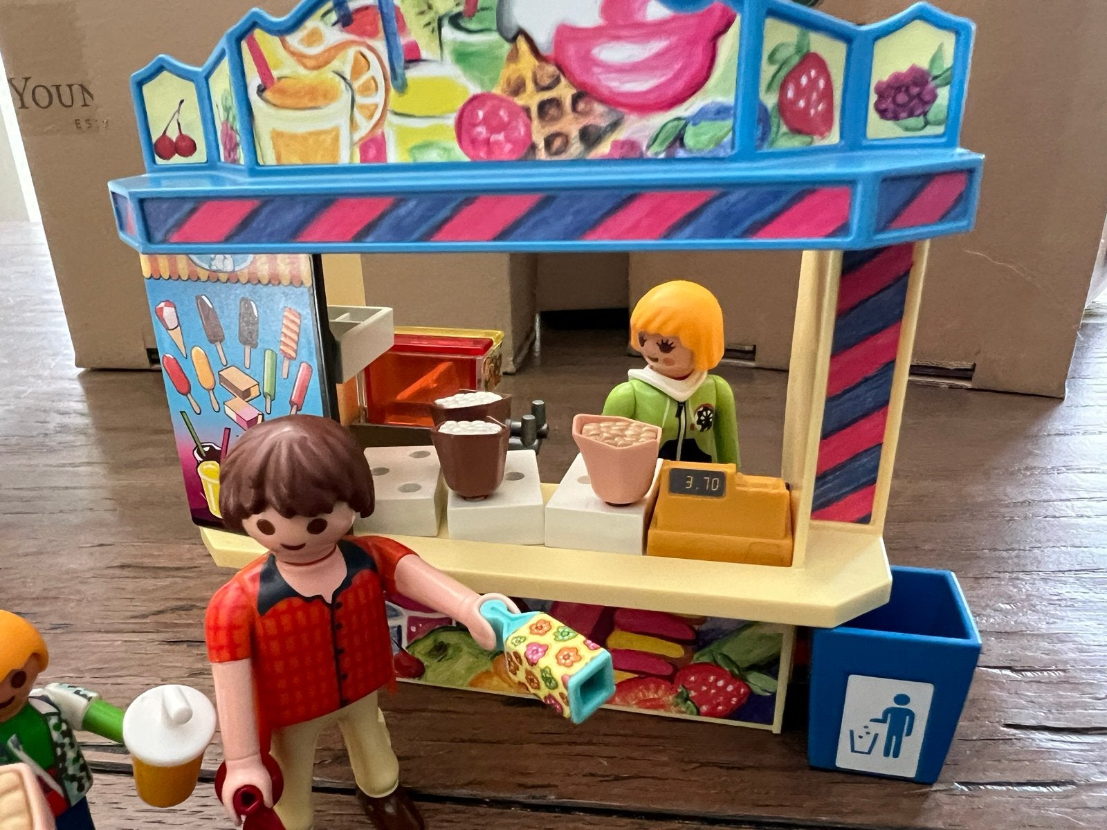 Playmobil 5555 Snoepkraam, Gebruikt, Complete set, Overige typen, Ophalen of Verzenden