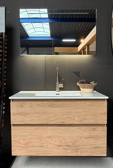 Uitverkoop Showroommeubel Proline Ideal Oak!!, Ophalen, Zo goed als nieuw, Wastafel