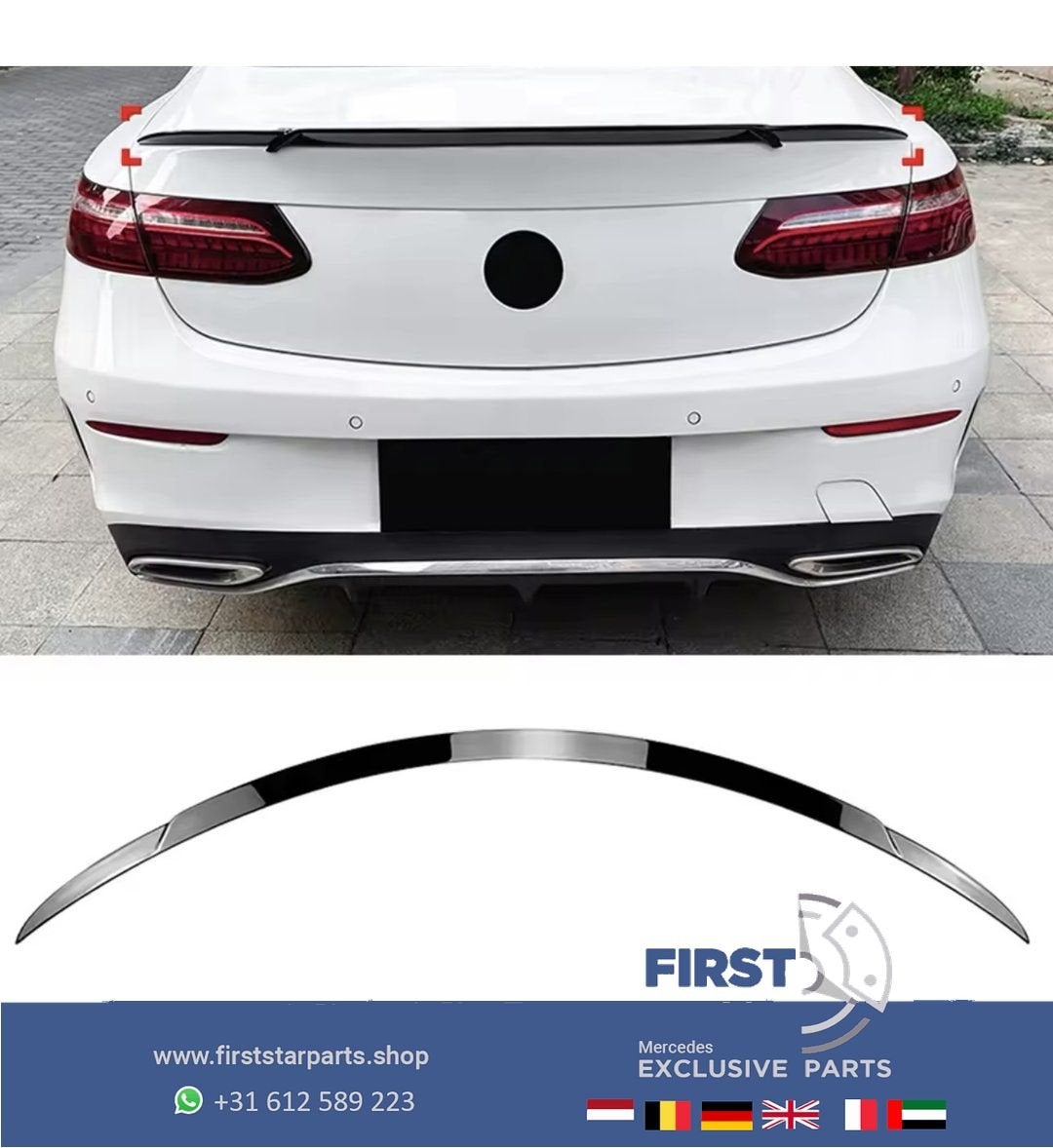 W238 C238 A238 E KLASSE COUPÉ CABRIO AMG KOFFERBAK SPOILER Z