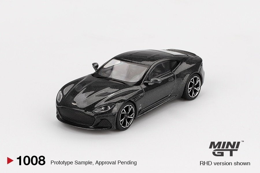 Mini GT 1:64 Aston Martin DBS 007 Edition 2024 zwart LHD, -, Nieuw, Ophalen of Verzenden, -