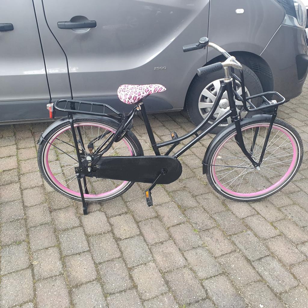 Fleurig oma fietsje 24 inch, Fietsen en Brommers, Ophalen, Gebruikt, 20 inch of meer