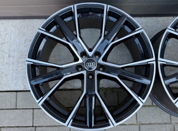 21" INCH GMP GUNNER AUDI Q5 A6 Audi Sport 5x112 Zwart Glans, Ophalen, Velg(en), Overige, Nieuw
