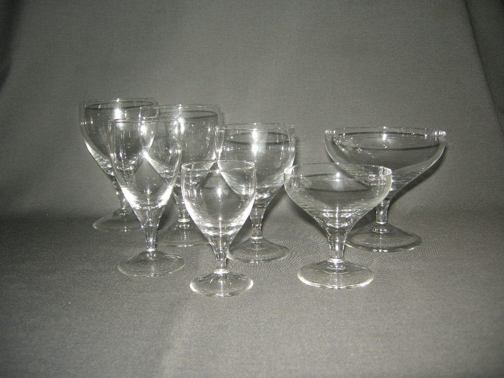 glas - kristal Leerdam Sylvia, diverse losse onderdelen, Ophalen of Verzenden
