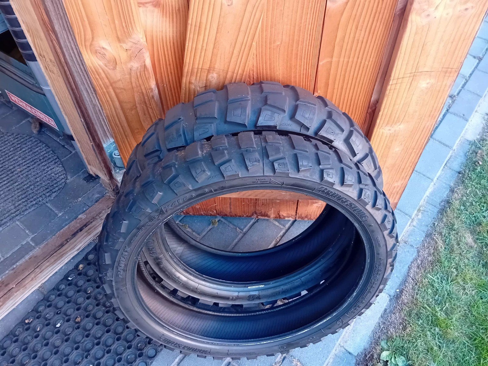 Bridgestone Battlax AX41R banden voor BMW, Motoren, Ophalen of Verzenden, Gebruikt