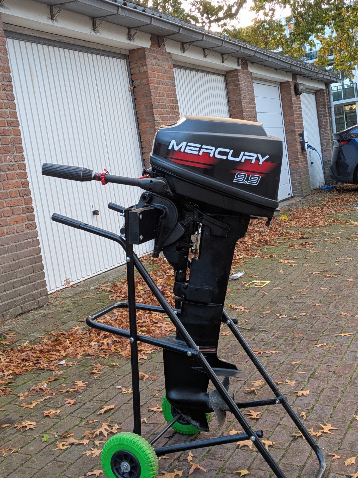 mercury 9.9 pk 2 takt, Ophalen of Verzenden, Zo goed als nieuw, Motor en Techniek, Zeilboot of Motorboot