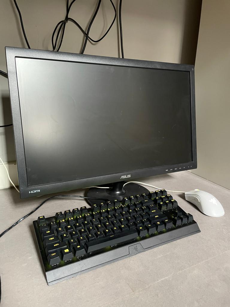 Gaming Set: Asus Monitor, Razer Toetsenbord & Muis, Gaming, Kantelbaar, Full HD, Ophalen of Verzenden
