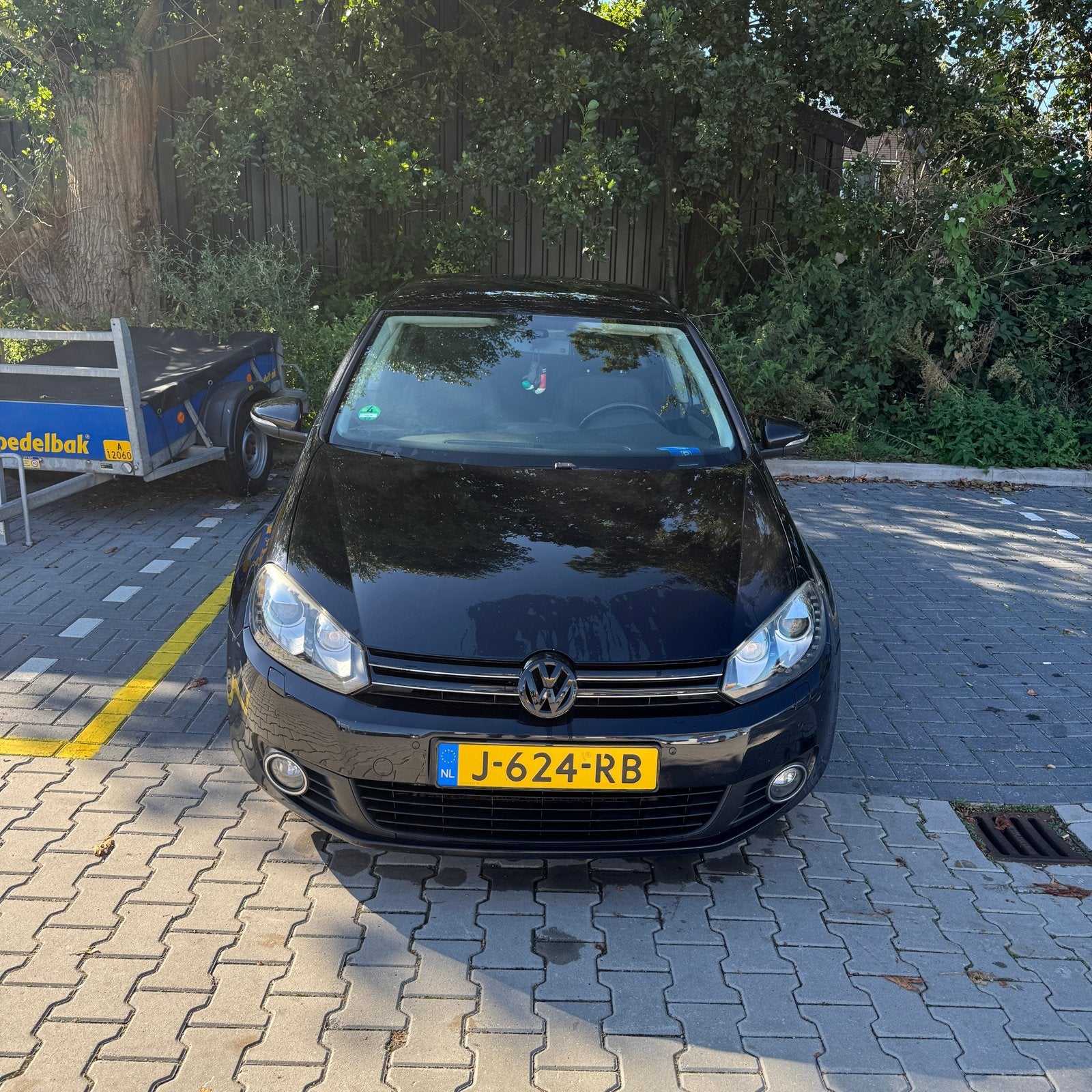 Volkswagen 2011 Zwart, Auto's, Stationwagon, 650 kg, 1216 kg, Particulier