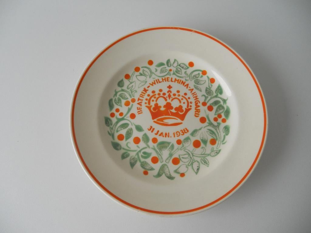 Regourt wandbord geboorte Beatrix, Ophalen of Verzenden