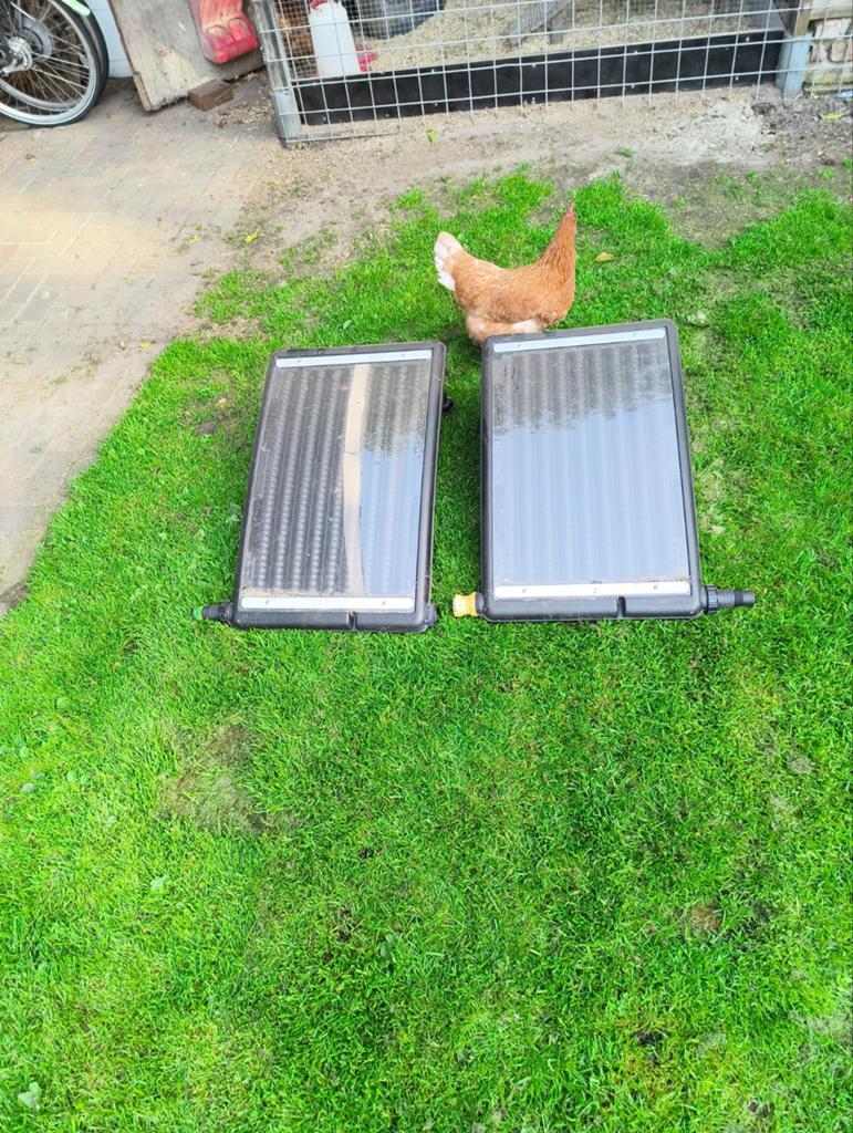 2x Zonnecollectoren voor zwembadverwarming, Ophalen of Verzenden, Gebruikt