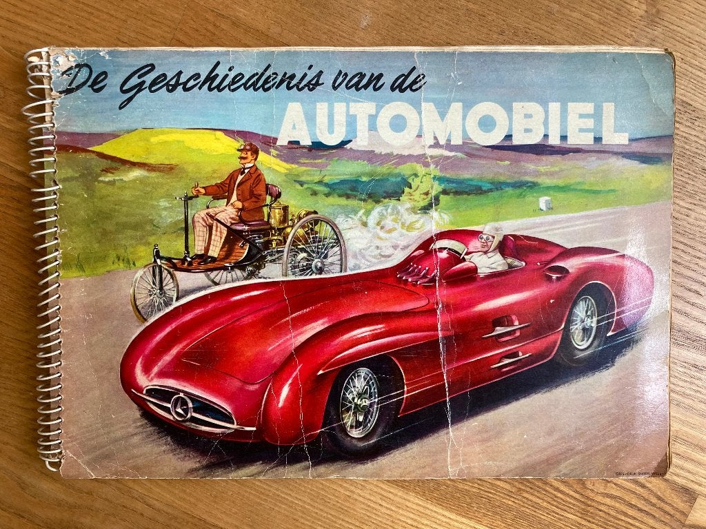 Verzamelalbum De geschiedenis van de automobiel, Ophalen of Verzenden, Gelezen, Piet Olyslager, Plaatjesalbum
