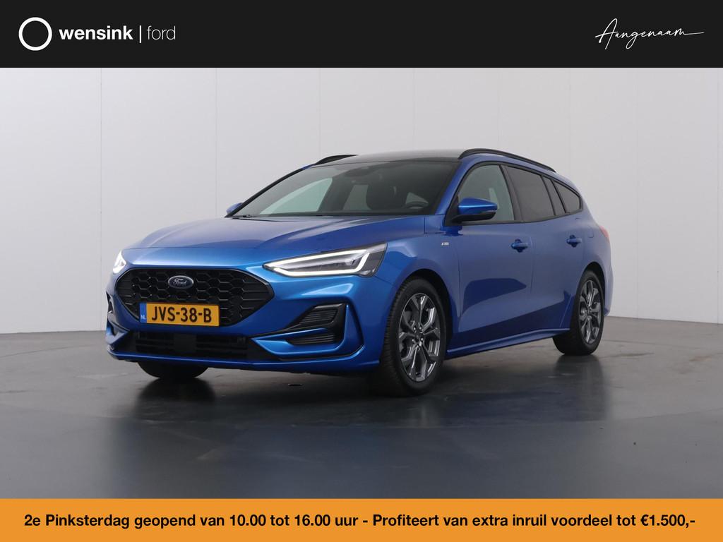 Ford Focus Wagon 1.0 EcoBoost Hybrid ST Line | Afneembare Tr, Auto's, Ford, Stof, Gebruikt, Euro 6, 1404 kg