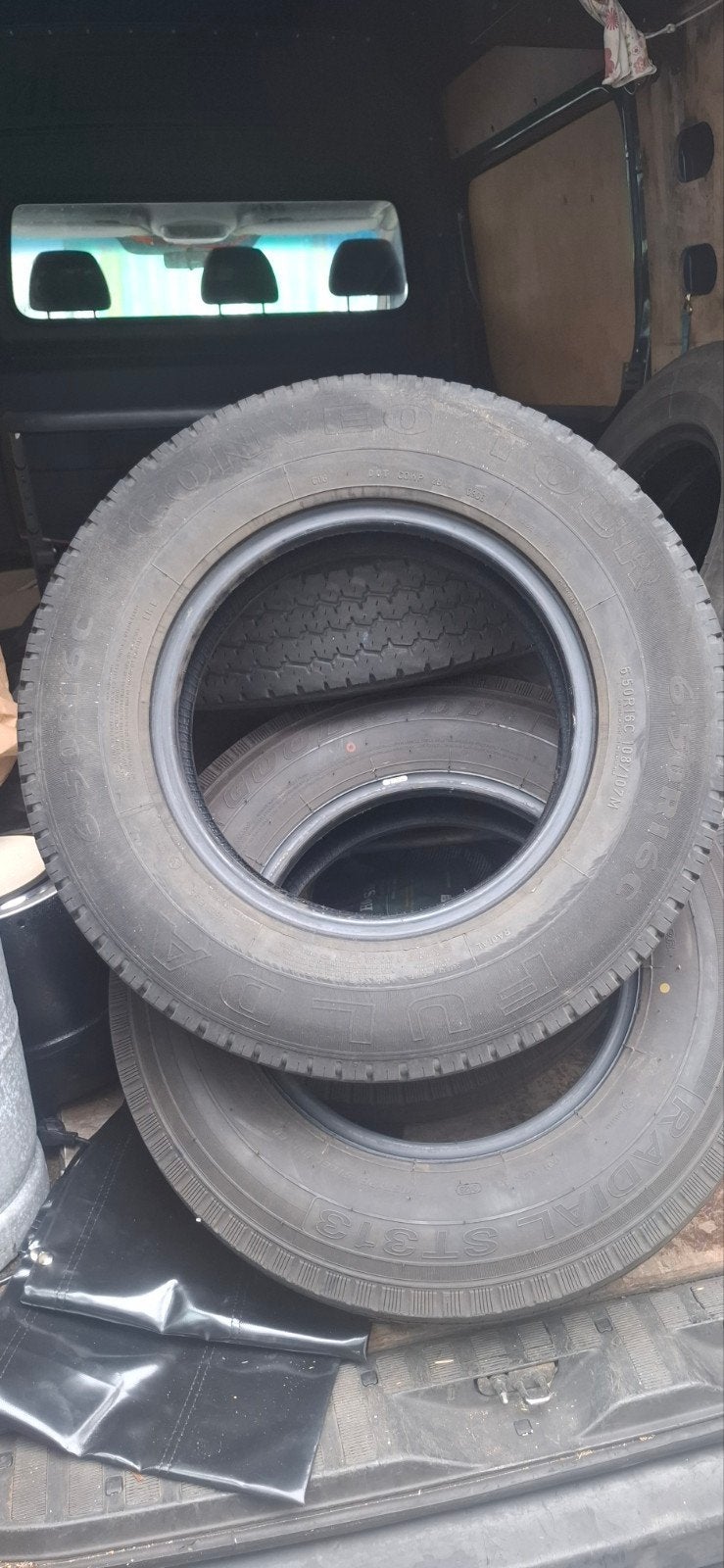 Gebruikte 6.50R16C banden voor mercedes 508d, Overige, 16 inch, Overige, Ophalen of Verzenden