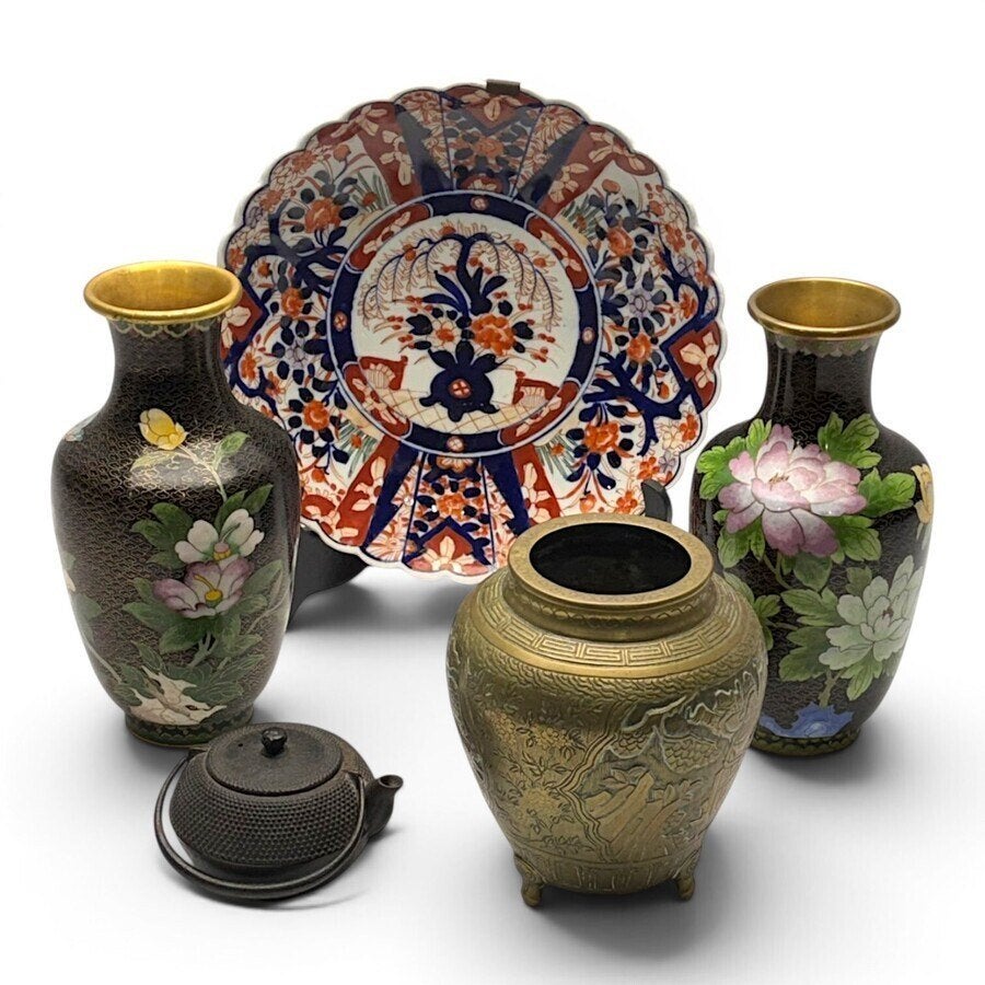 Lot divers Japans en Chinees (5x), Antiek en Kunst, Ophalen of Verzenden