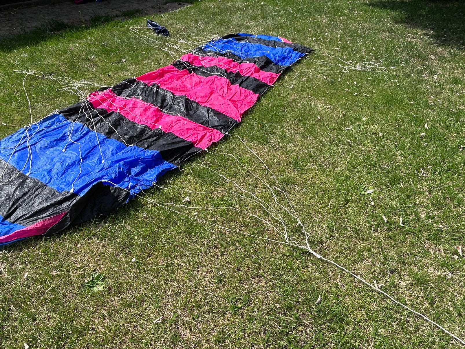 matras vlieger. 4meter lang, Ophalen, Zo goed als nieuw, Vierlijns