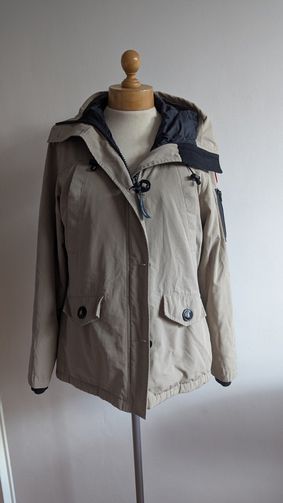 beige Canada goose parka maat L/G, Ophalen of Verzenden, Gedragen, Beige