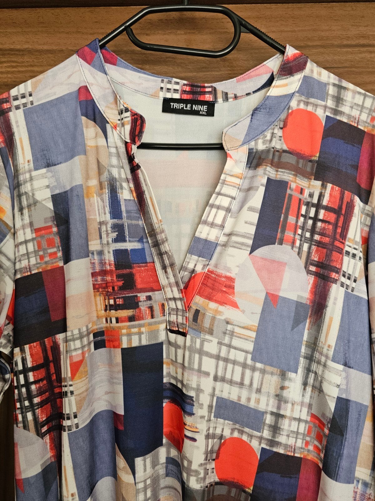 Triple Nine tuniek  L met Abstract Patroon, Ophalen of Verzenden, Nieuw, Maat 42/44 (L), Blauw