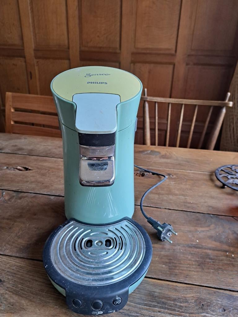 Philips Senseo Koffiezetapparaat - Groen, Witgoed en Apparatuur, Koffiezetapparaten, Ophalen, Koffiepads en cups, Gebruikt, Koffiemachine