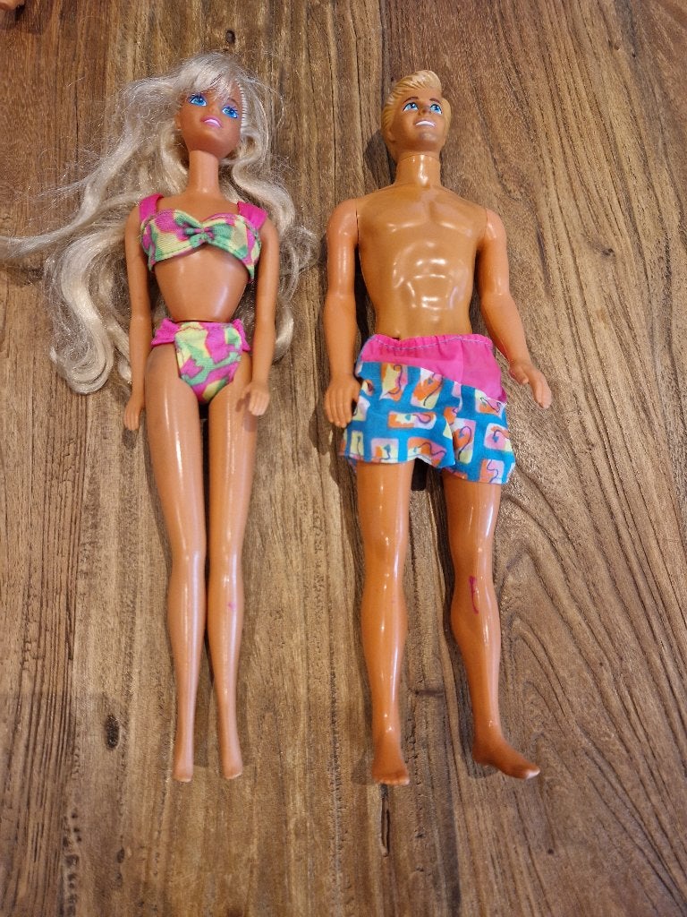 Barbiepoppen Ken&Barbie, Verzamelen, Poppen, Ophalen of Verzenden, Zo goed als nieuw, Pop