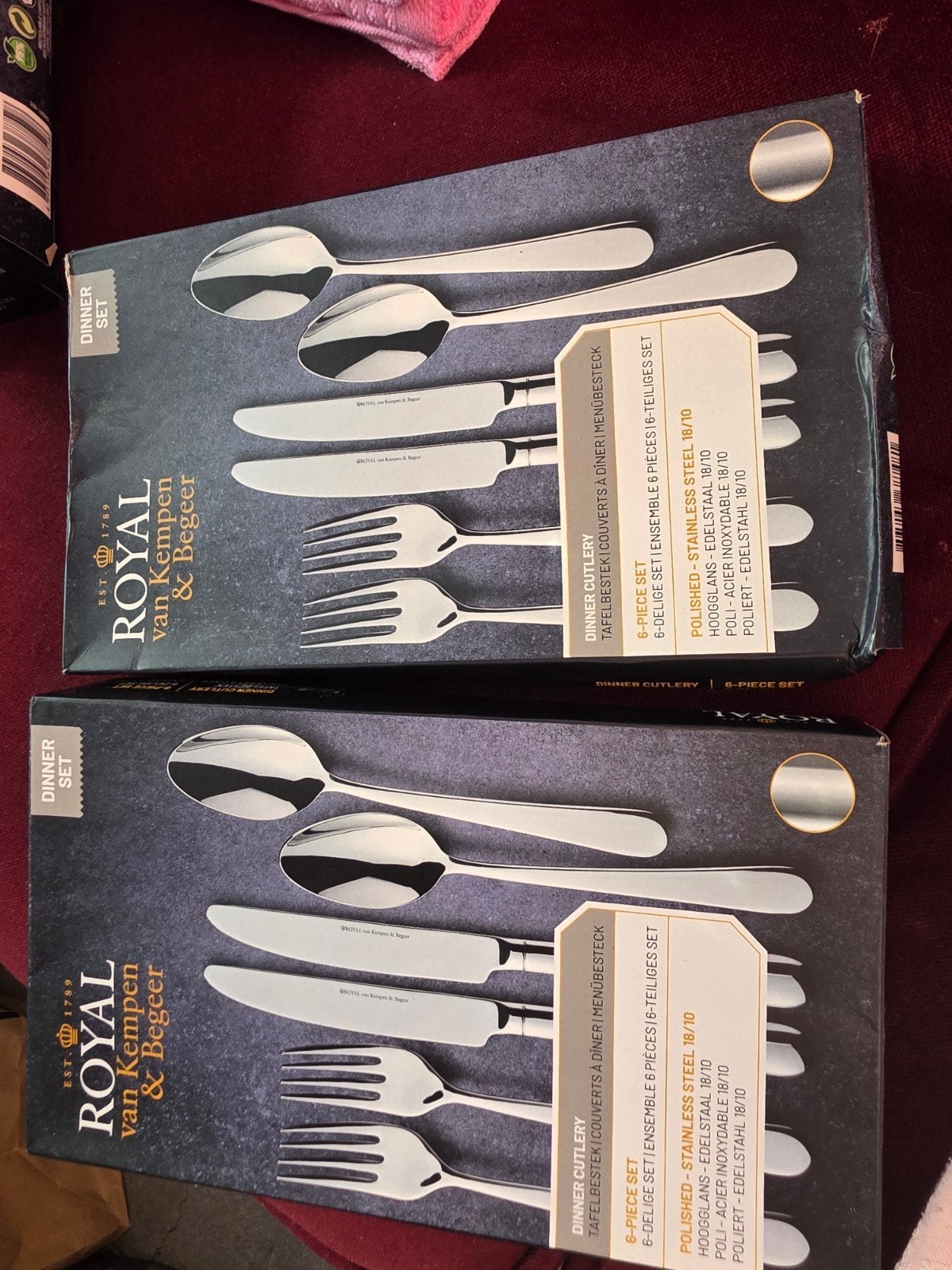 Royal van Kempen en Begeer 2x 6-delig Dinnerset NIEUW!, Antiek en Kunst, Ophalen of Verzenden
