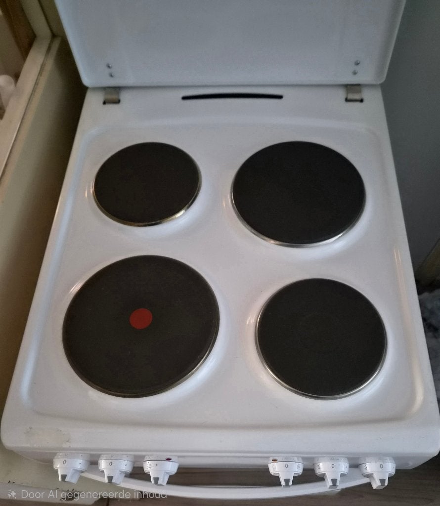 Fornuis electrisch NIEUW teab, Witgoed en Apparatuur, Fornuizen, Ophalen, 60 cm of meer, Nieuw, 4 kookzones