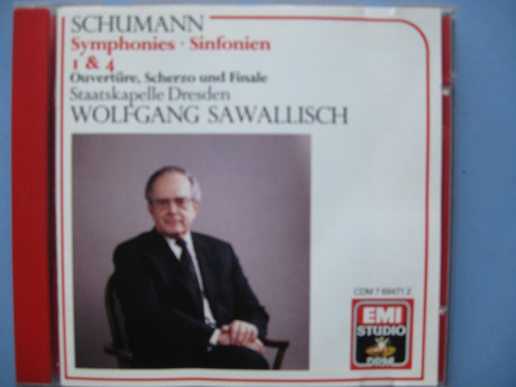 Schumann, symphoniën 1 & 4, Sawallisch, Gebruikt, Symfonie, Ophalen of Verzenden, Romantiek