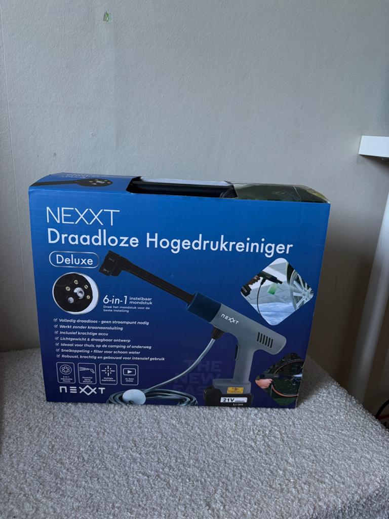 NEXXT Draadloze Hogedrukreiniger – Compact & Krachtig, Ophalen of Verzenden, Nieuw, Overige typen