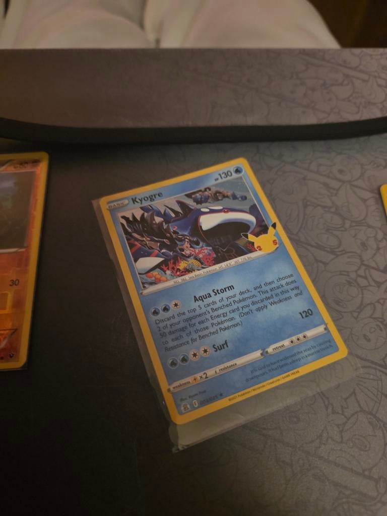Kyogre Pokémon kaart, Ophalen of Verzenden