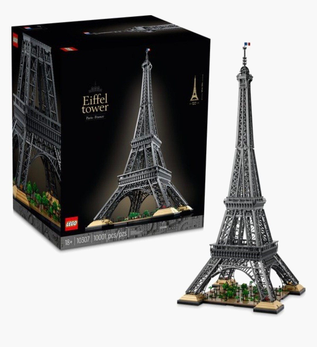 Lego Eiffeltoren (10307) - Zo goed als nieuw, Kinderen en Baby's, Lego, Inclusief instructies, Ophalen of Verzenden, Zo goed als nieuw