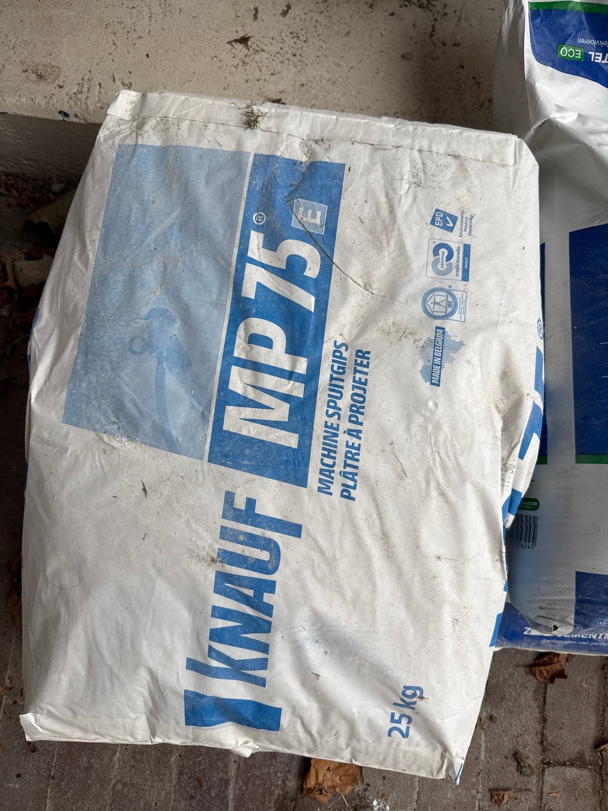 Knauf MP 75 Machine Spuitgips 25 kg, Ophalen, Nieuw, Overige typen