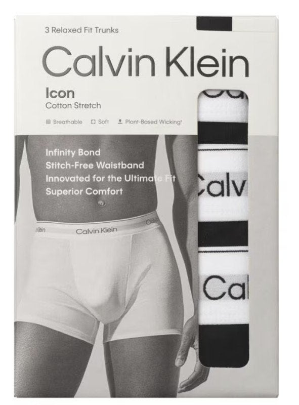 Calvin Klein Icon Cotton Stretch Boxers - 3-pack L, Kleding | Heren, Ophalen of Verzenden, Zwart, Boxer