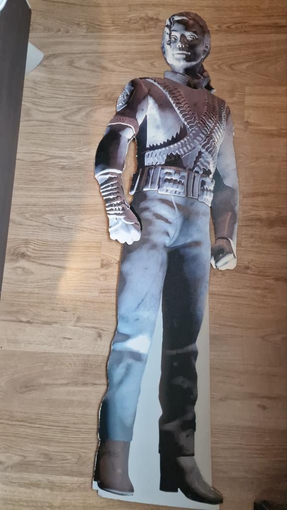 Michael Jackson HIStory Promo Bord - Levensgroot, Ophalen of Verzenden, Gebruikt, Pop, Beeldje of Miniatuur