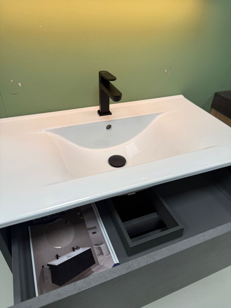 H&R Badmeubelset met spiegelkast 80 cm NIEUW, Ophalen, Spiegelkast, Nieuw, 50 tot 100 cm