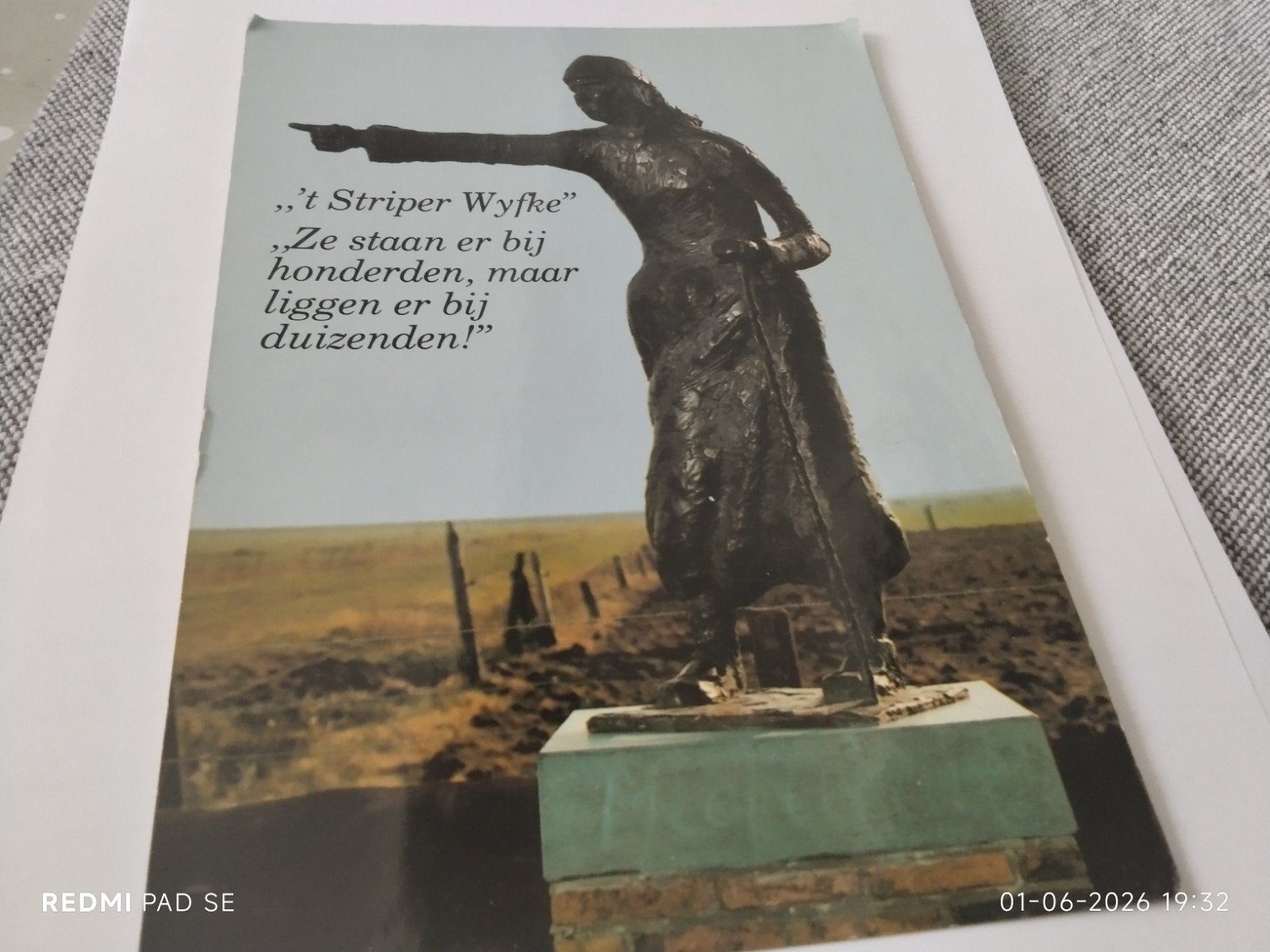 Ansichtkaart 't Striper Wyfke Terschelling, Ophalen of Verzenden, 1980 tot heden, Gelopen, Friesland