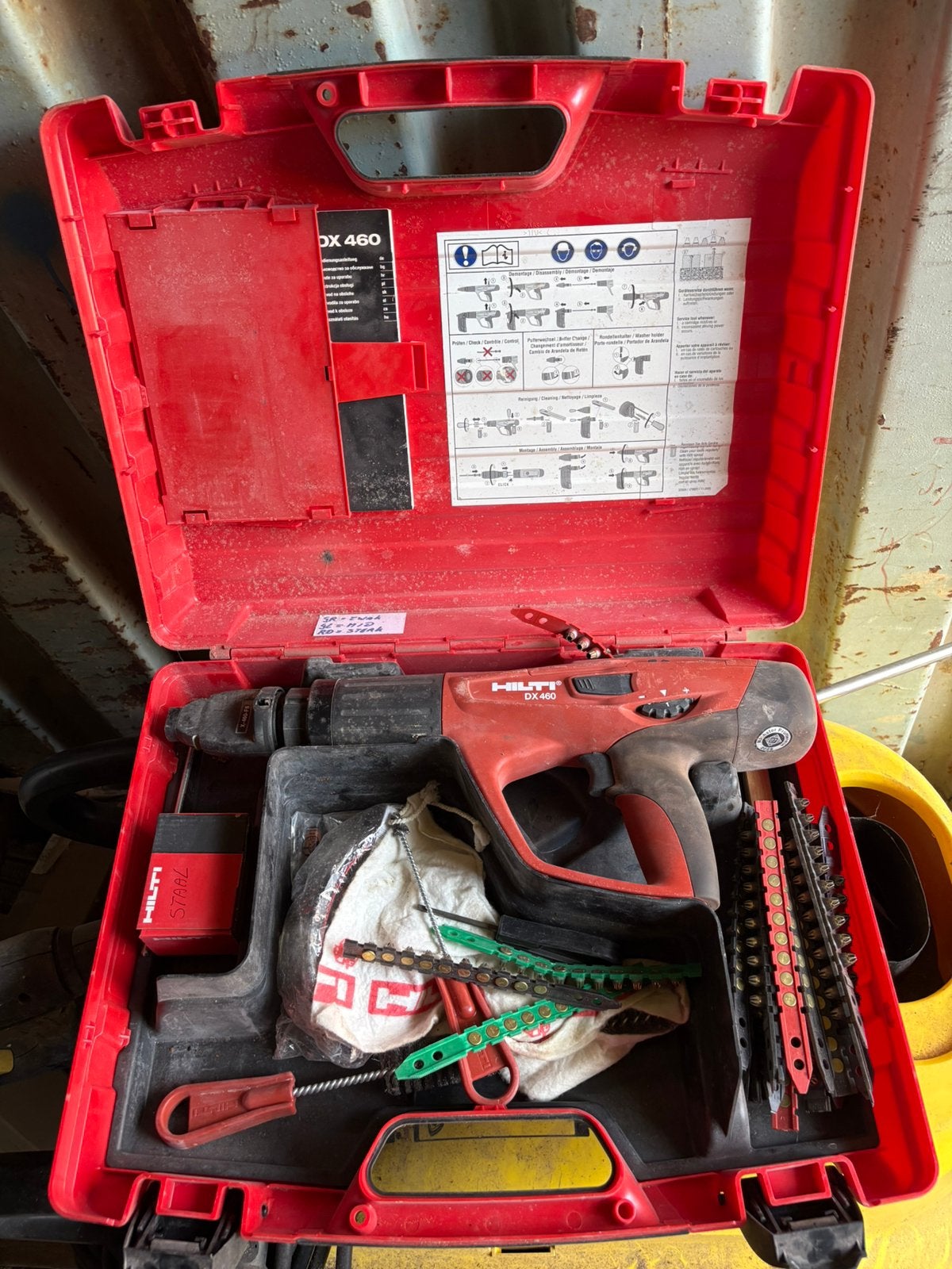 Hilti kruit schiethamer. DX 460., Ophalen, Zo goed als nieuw