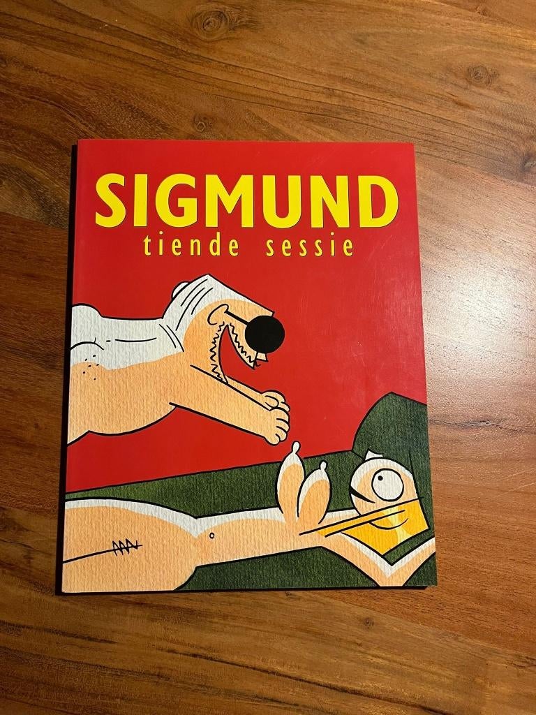 Sigmund tiende sessie"., Eén stripboek, Ophalen of Verzenden, Zo goed als nieuw