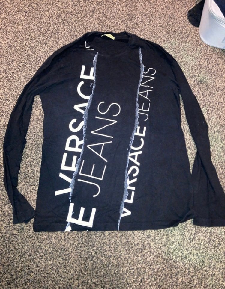 Versace jeans shirt maat m, Kleding | Heren, Ophalen of Verzenden, Zo goed als nieuw, Maat 48/50 (M), Zwart