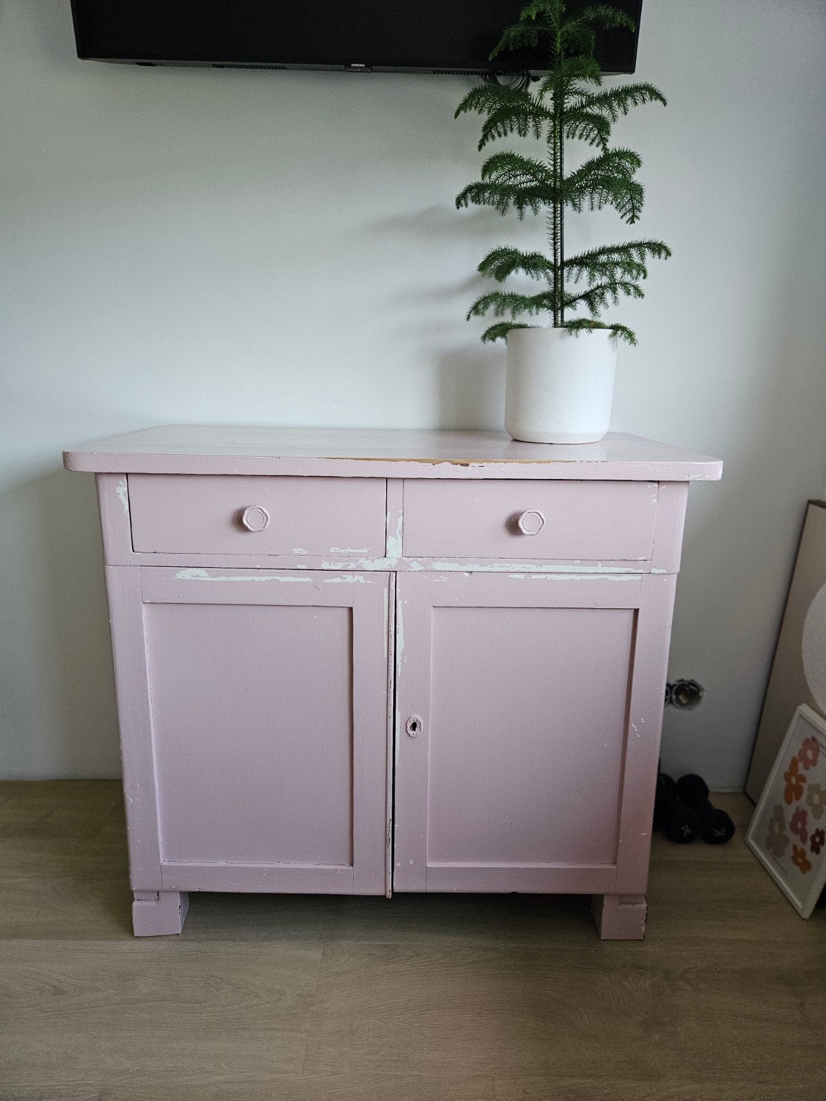Oud kastje, brocante/landelijk, Ophalen, 25 tot 50 cm, 50 tot 100 cm