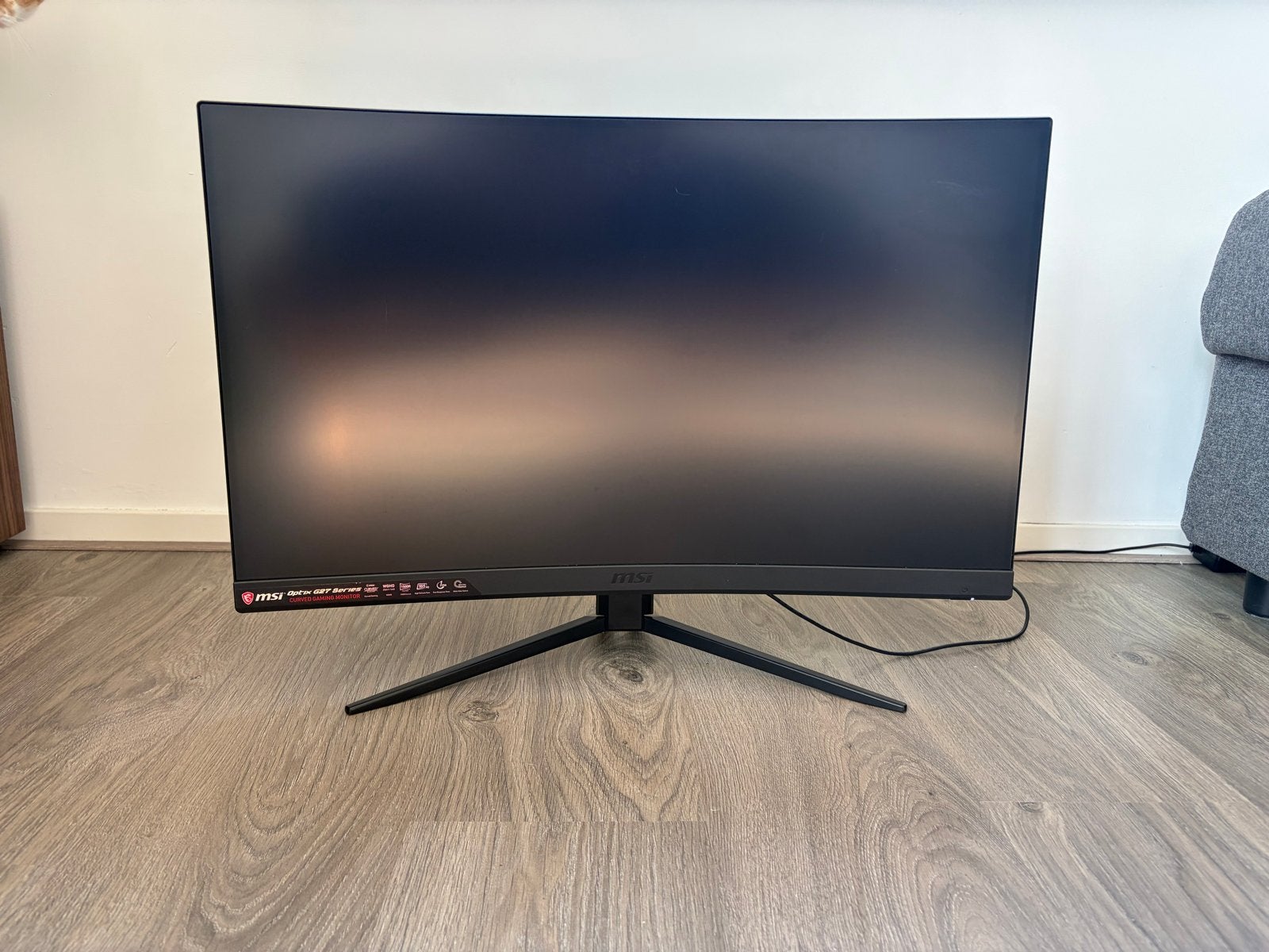 MSI Optix G27CQ4 Curved Gaming Monitor - 165Hz, 1ms, WQHD, Curved, VA, Zo goed als nieuw, 1 tot 2 ms