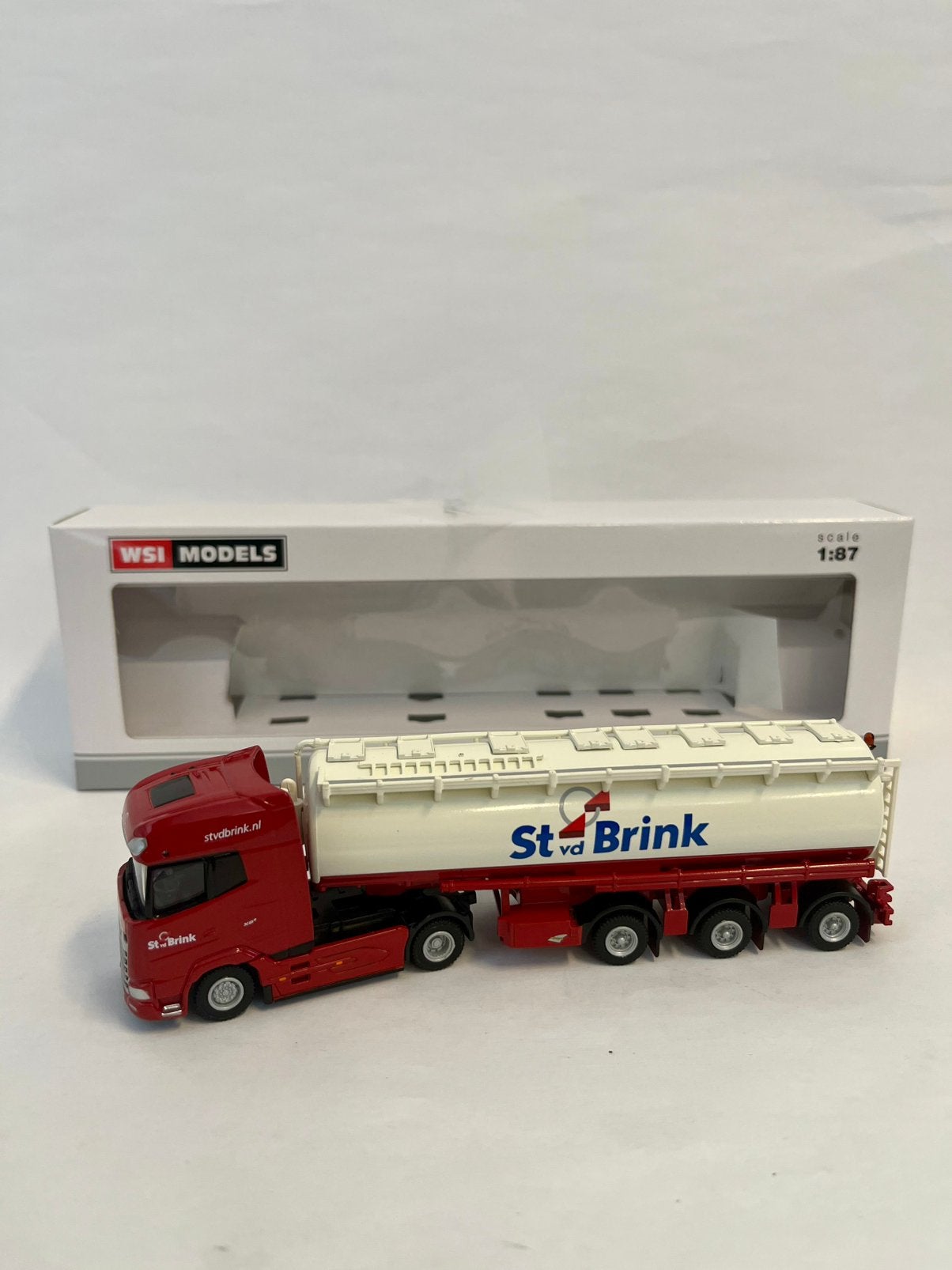 St vd Brink DAF XG+ met bulkoplegger 1:87, Hobby en Vrije tijd, Modelauto's | 1:87, Overige merken, Nieuw, Tolweg 15 Ermelo, Ophalen of Verzenden
