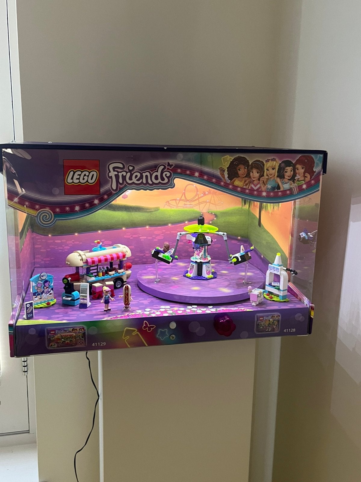 Lego Friends Amusement Park / Pretpark Display Licht+Geluid, Compleet, Lego, Friends, Ophalen of Verzenden