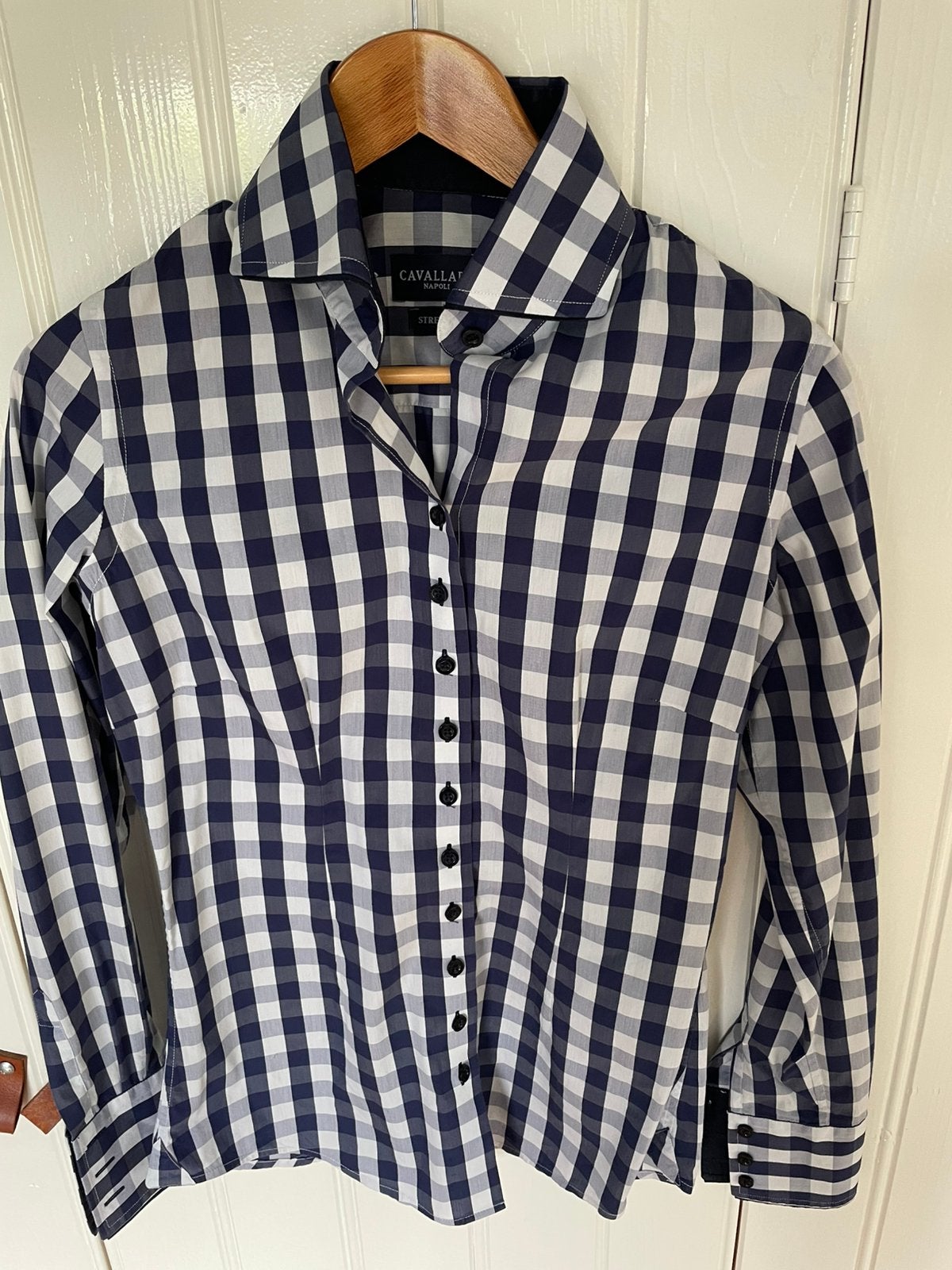 Blauwe blouse Cavallaro maat 38, Ophalen of Verzenden, Blauw