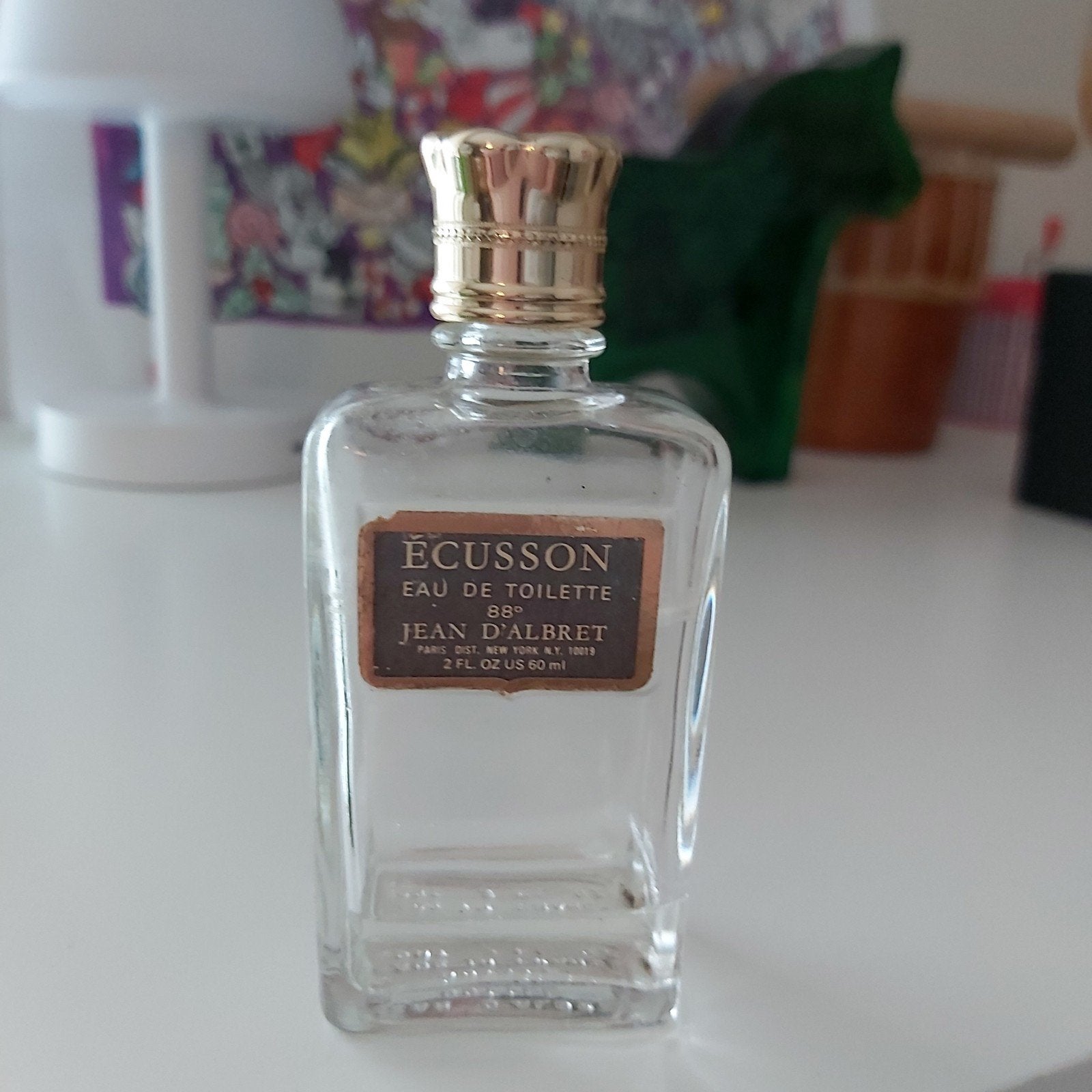 Ecusson Jean d'Albret, Verzamelen, Parfumverzamelingen, Ophalen of Verzenden, Zo goed als nieuw, Parfumfles