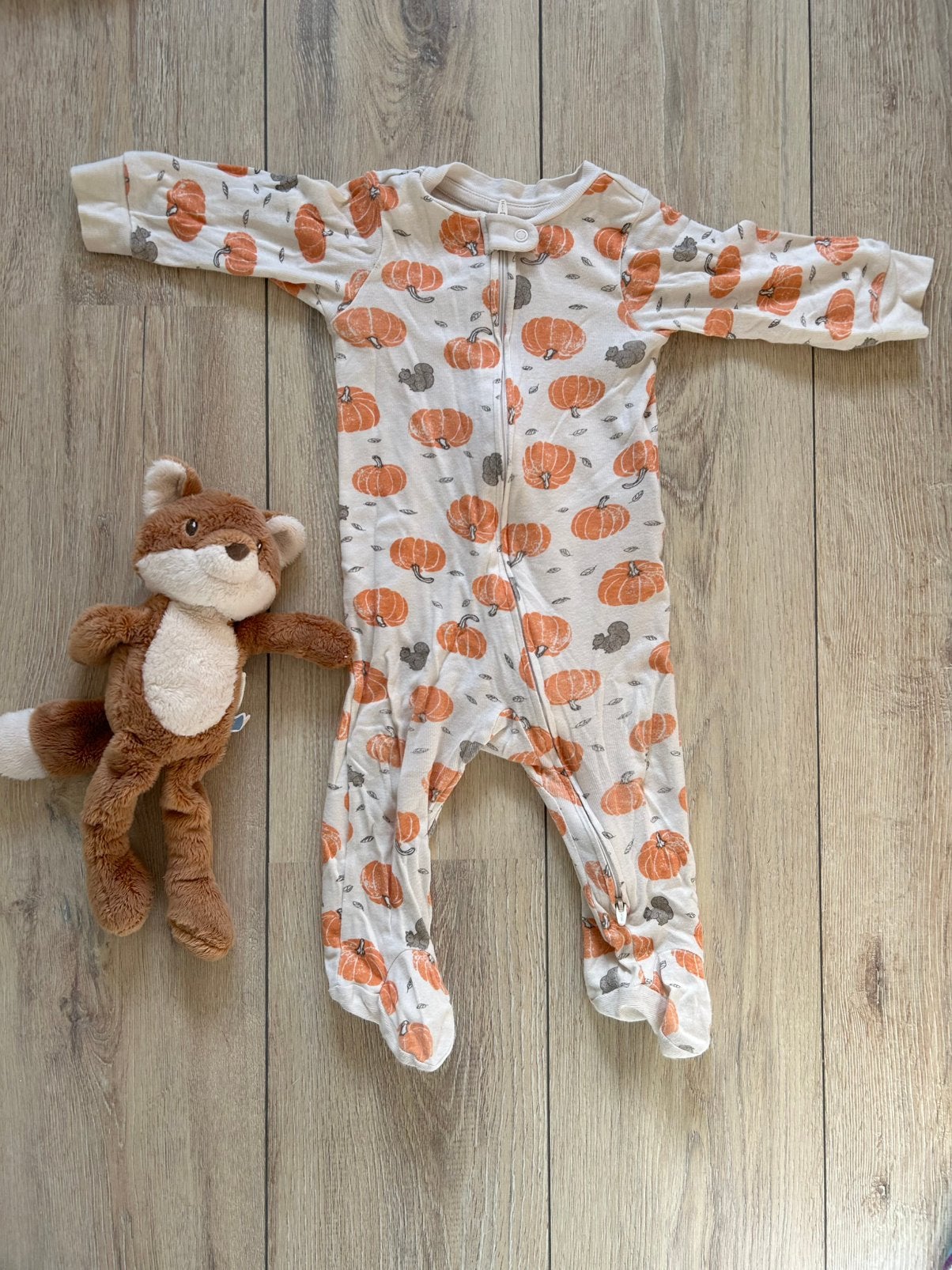 Pompoen herfst pakje pyjama maat 74, Ophalen of Verzenden, Zo goed als nieuw, Jongetje of Meisje, Pakje