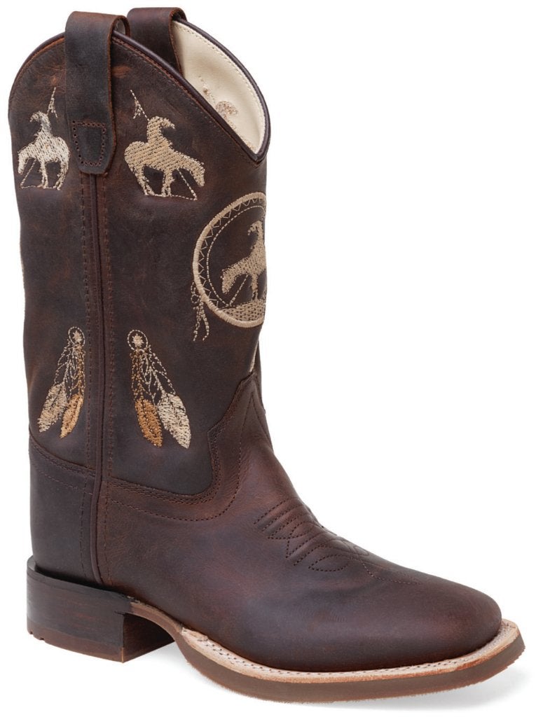 Kinder western cowboy laarzen echt leder bruin, Meisje, Schoenen, Nieuw, Ophalen of Verzenden