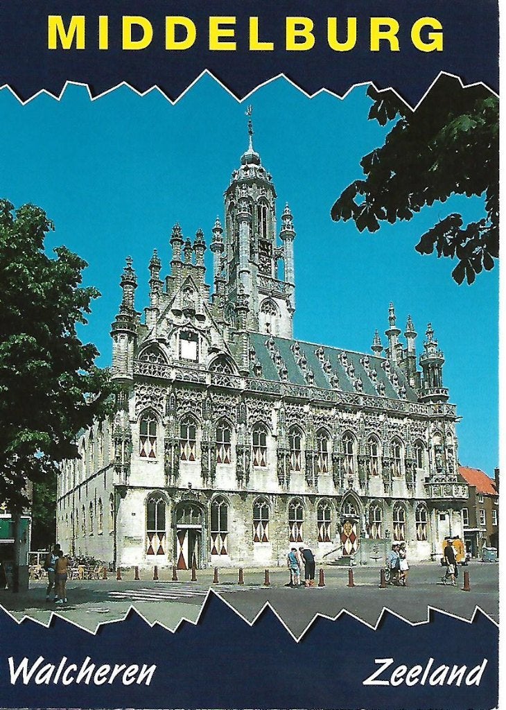 Middelburg- -Stadhuis., Verzenden, 1980 tot heden, Gelopen, Zeeland