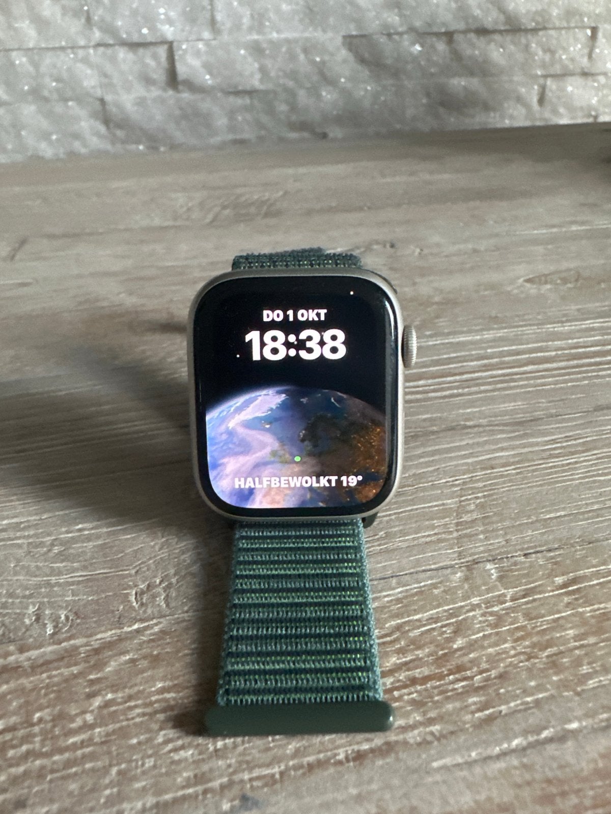 Apple Watch Series 9 45mm Starlight Aluminium GPS, IOS, Ophalen of Verzenden, Zo goed als nieuw, GPS