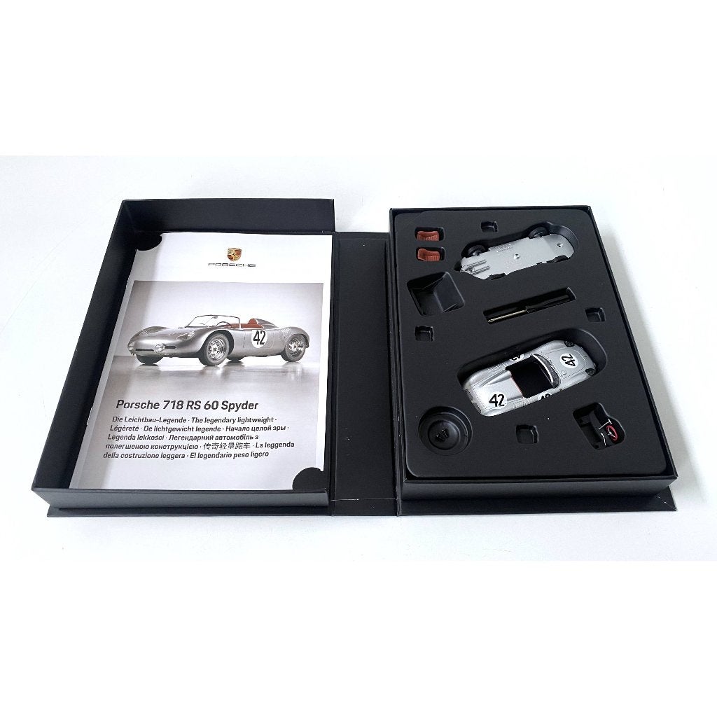 Porsche Metal modelkit 1:43 – Porsche 718 RS60 Spyder, Overige merken, Auto, Verzenden, .